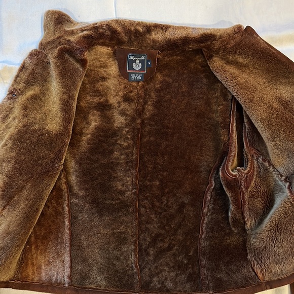 Façonnable Unique Shearling Brown Jacket - Picture 6 of 14